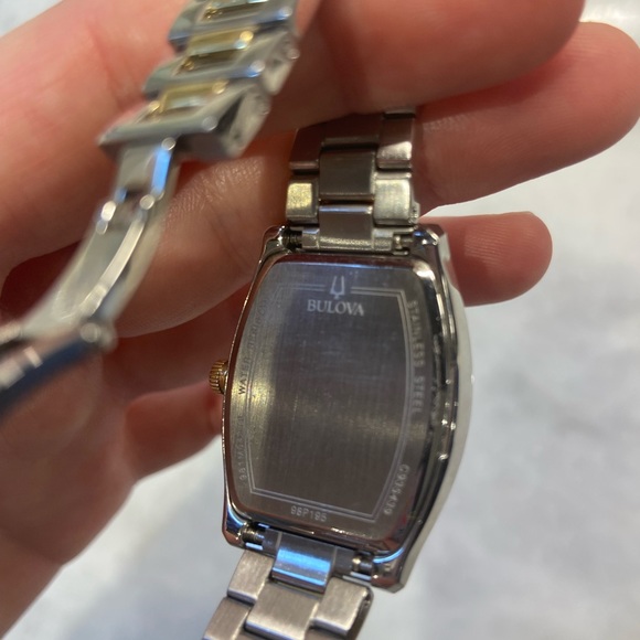 Ladies Bulova Quartz Two-Toned Watch - Picture 7 of 8